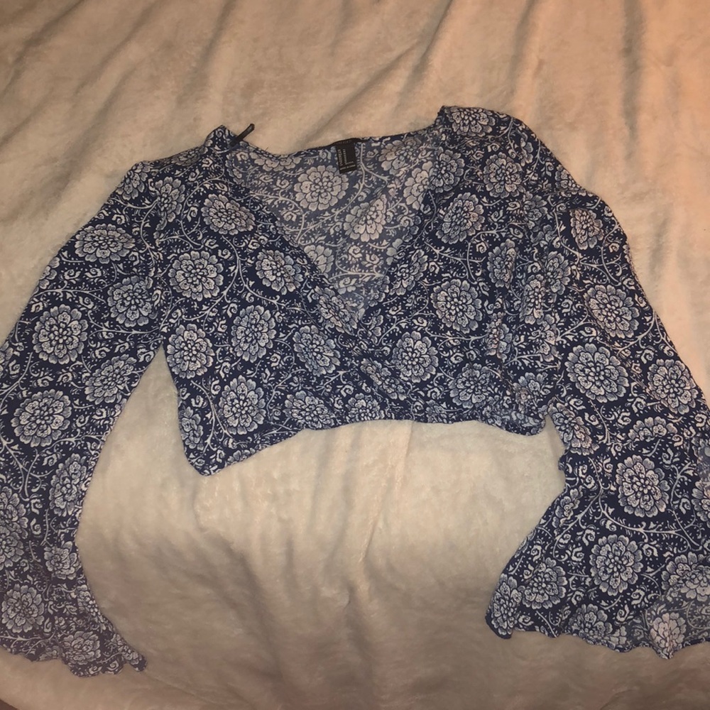 Floral crop top